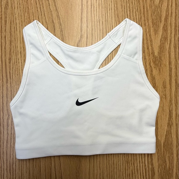 Nike Women's Racerback Dri-Fit Sports Bra in Trio Set - Gray, Black, White - Picture 8 of 10